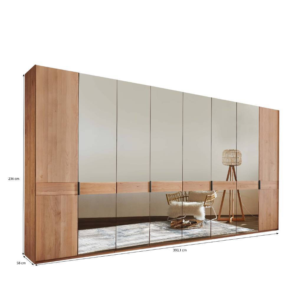 XXL-Kleiderschrank mit Spiegeln - Murray