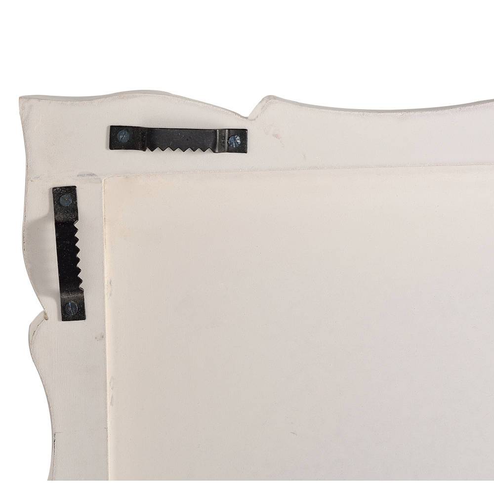 MDF Wandpaneel in White Wash mit Braun - Torin