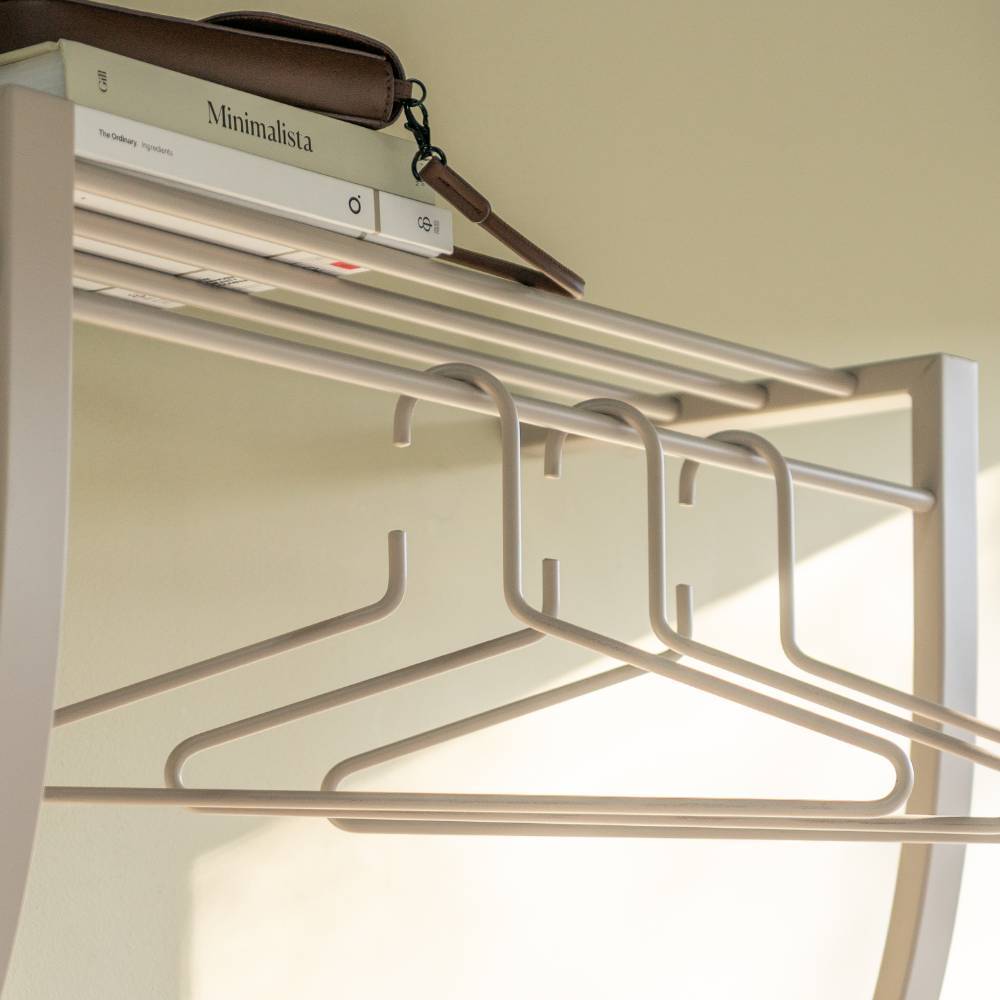 Wandgarderobe aus Stahl - Trane