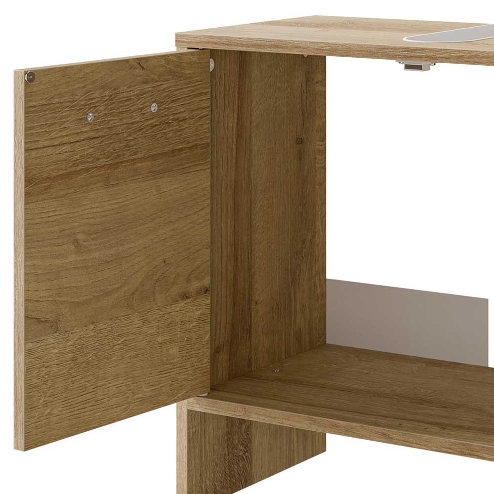 Waschbeckenunterschrank in Eiche Dekor - Madeonary