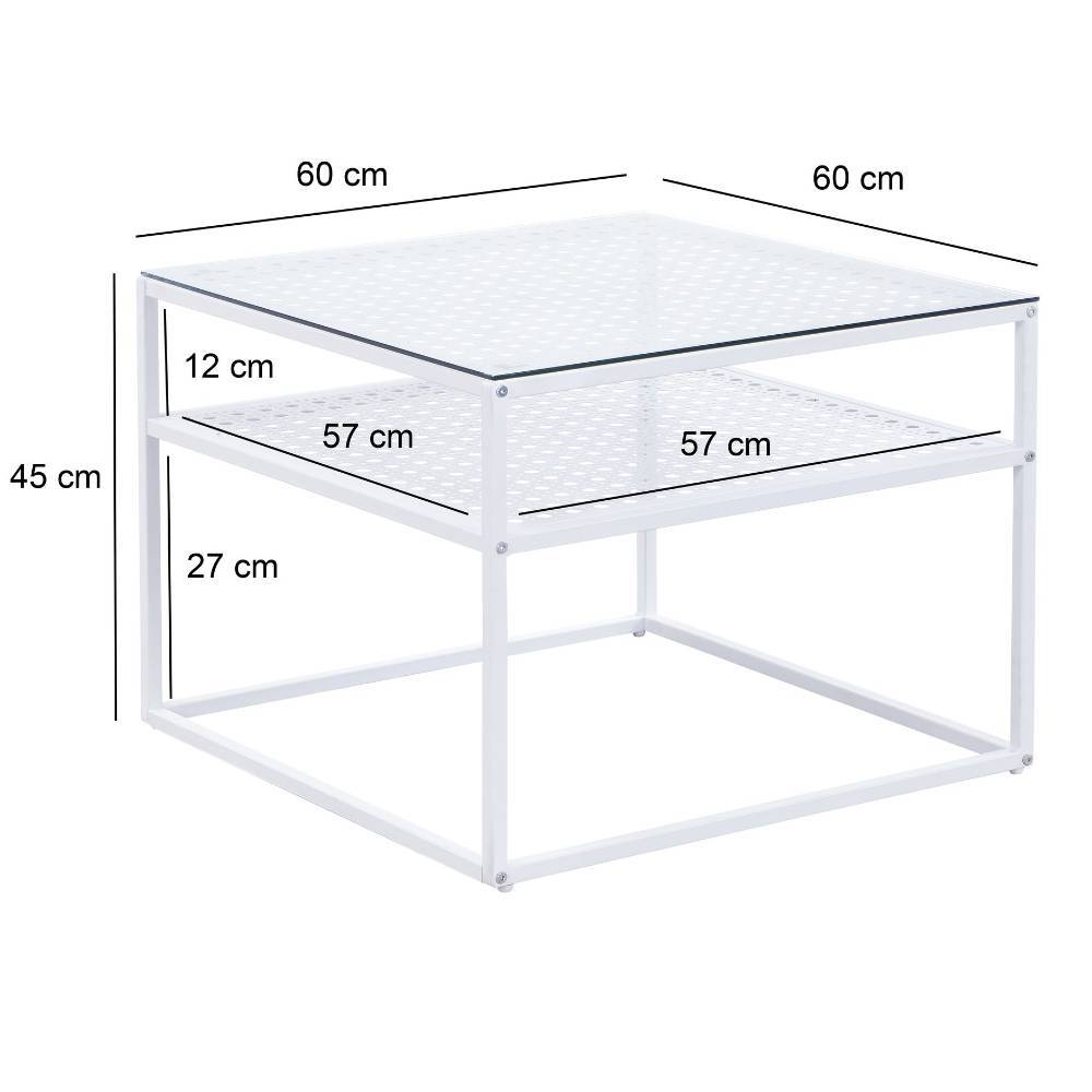 Wohnzimmer Sofatisch aus Metall - Marian