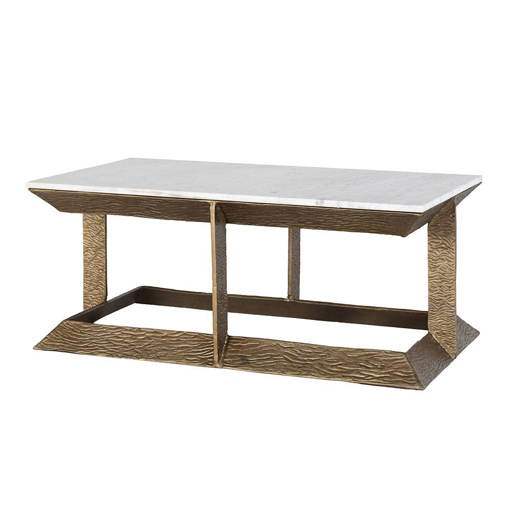 Wohnzimmer Marmortisch mit Aluminium Gestell - Focsani