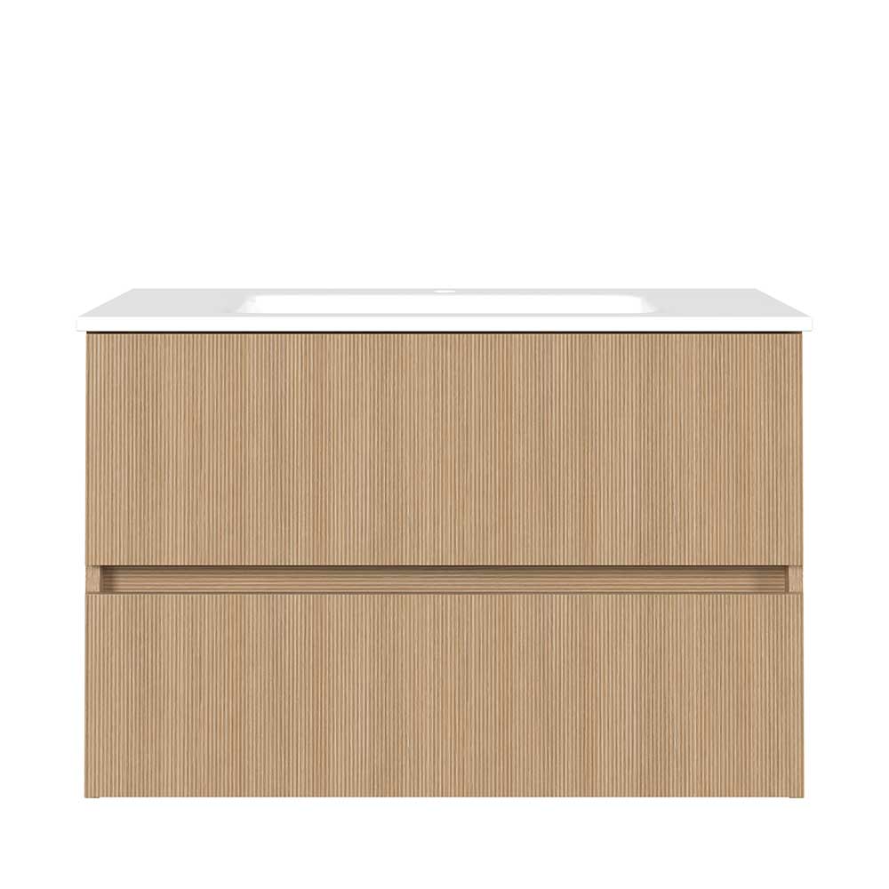 Waschtischkonsole mit Einlasswaschbecken - Vibulam