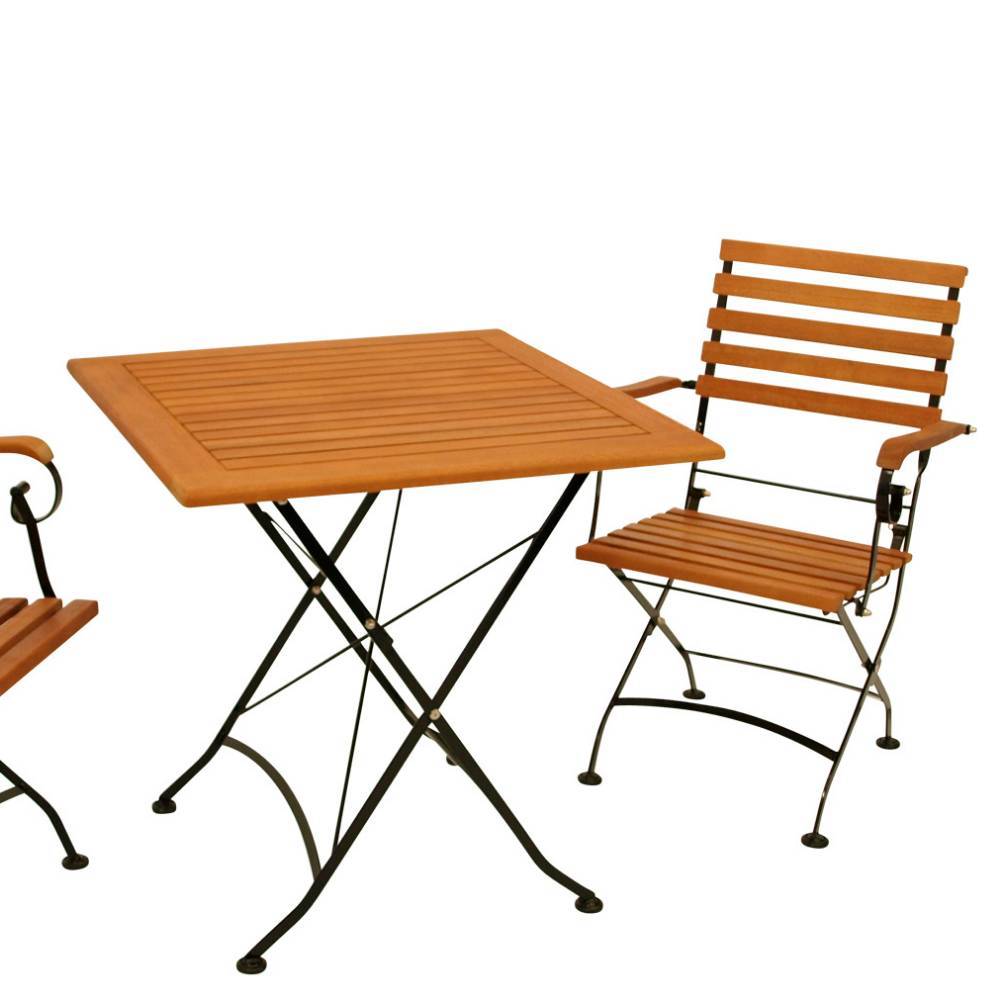 Balkon-Biergarten-Gruppe für Zwei - Philadela (dreiteilig)