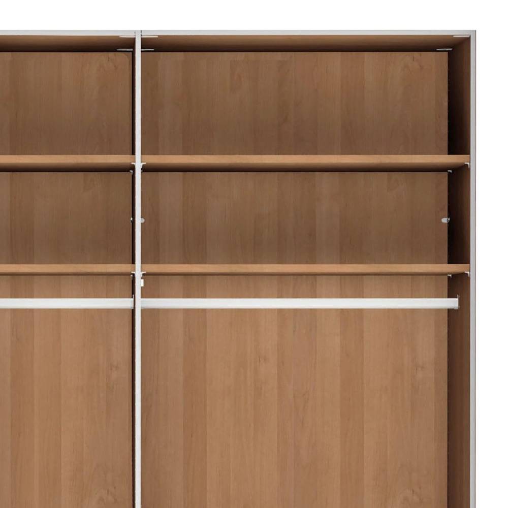 216 cm hoher Kleiderschrank mit sieben Türen - Murray
