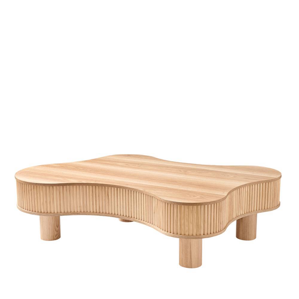 Design-Sofatisch in Esche Natur Furnier - Olcian