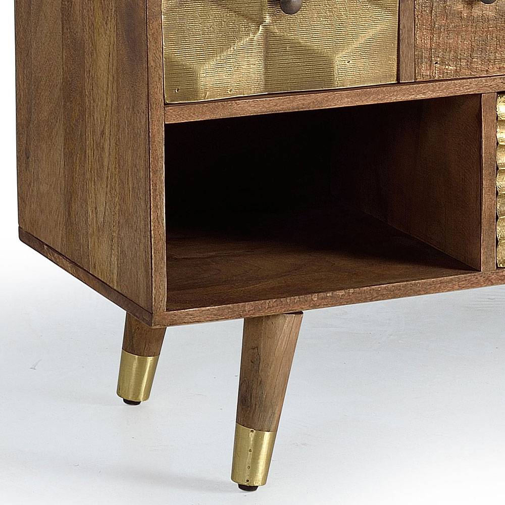 Design Sideboard mit fünf Schubladen - Fina