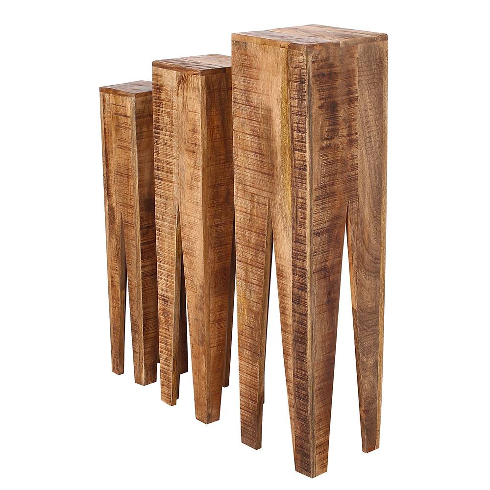 Pflanzsäule Dekosäule Blumensäule 37x37x140 Cm Corten Edelrost