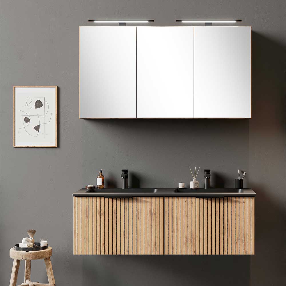 Badezimmer Waschtisch-Kombi modern - Crystoga (zweiteilig)