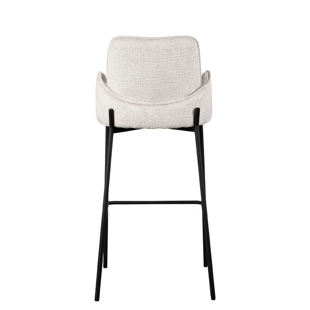 Struktursamt Barstuhl mit 78 cm Sitzhöhe - Lasmus (2er Set)