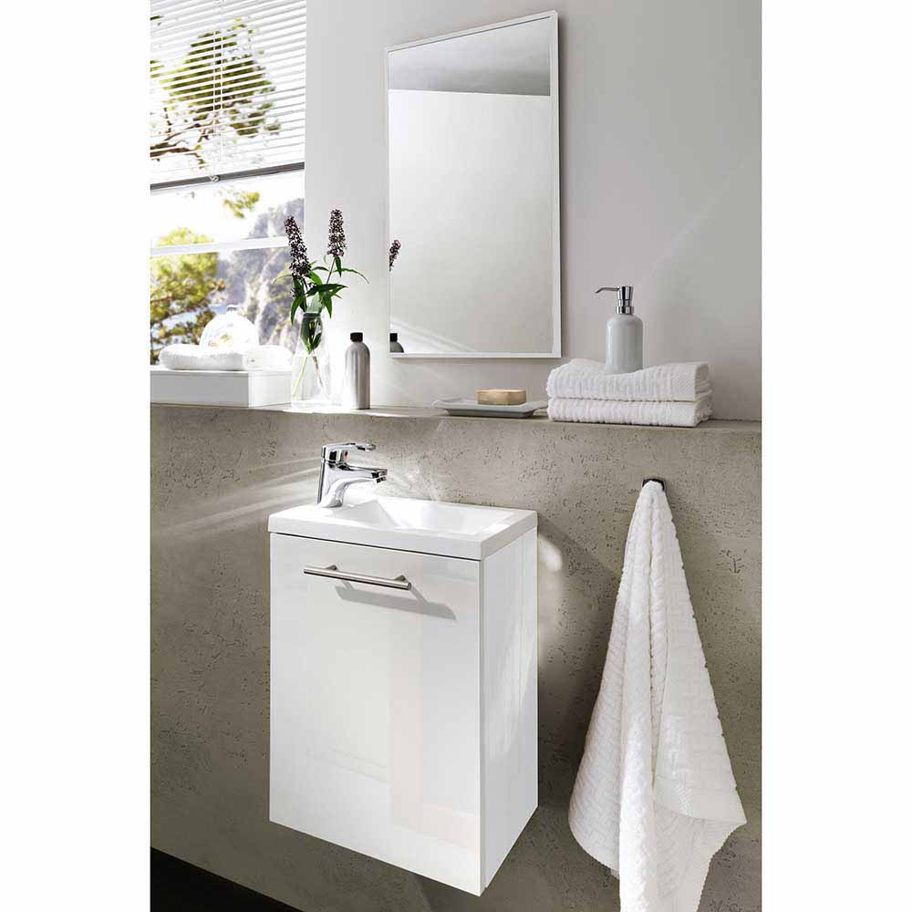 WC Möbel Set Gardim mit Waschplatz und Spiegel (zweiteilig)