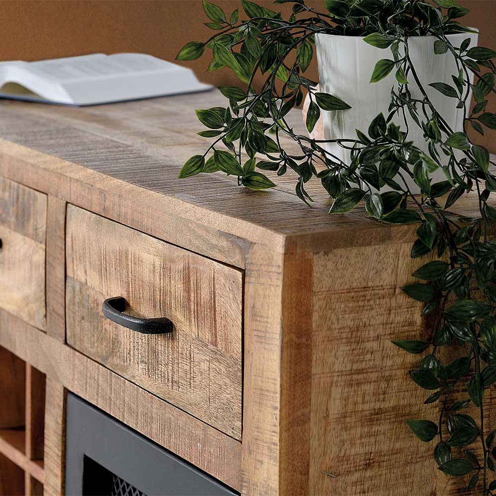 Industrial Sideboard mit Flaschenfächern - Thiano