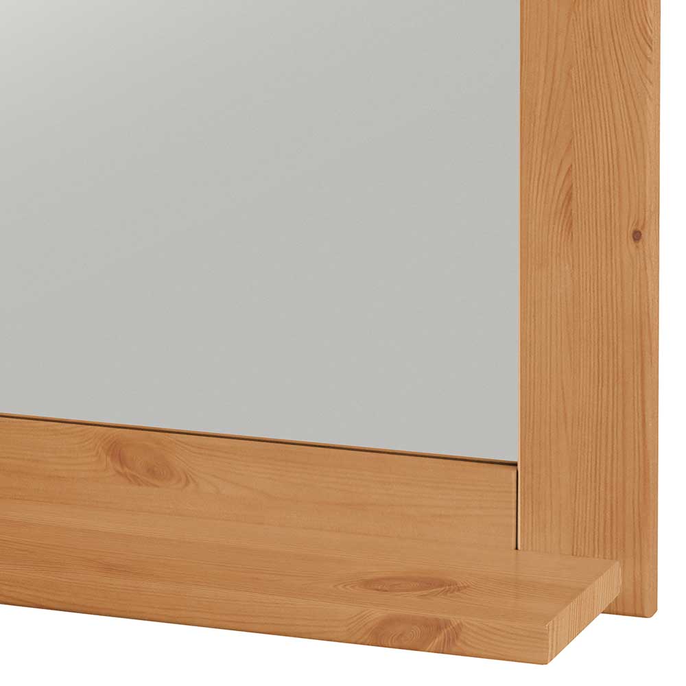 Holzspiegel in Kiefer Laugenfarben & Grau - Cementa