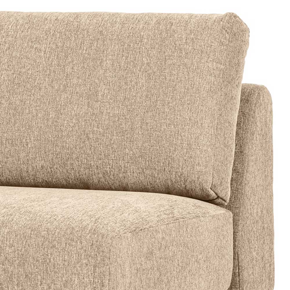 Sofamodul in Beigegrau Chenille - Paola