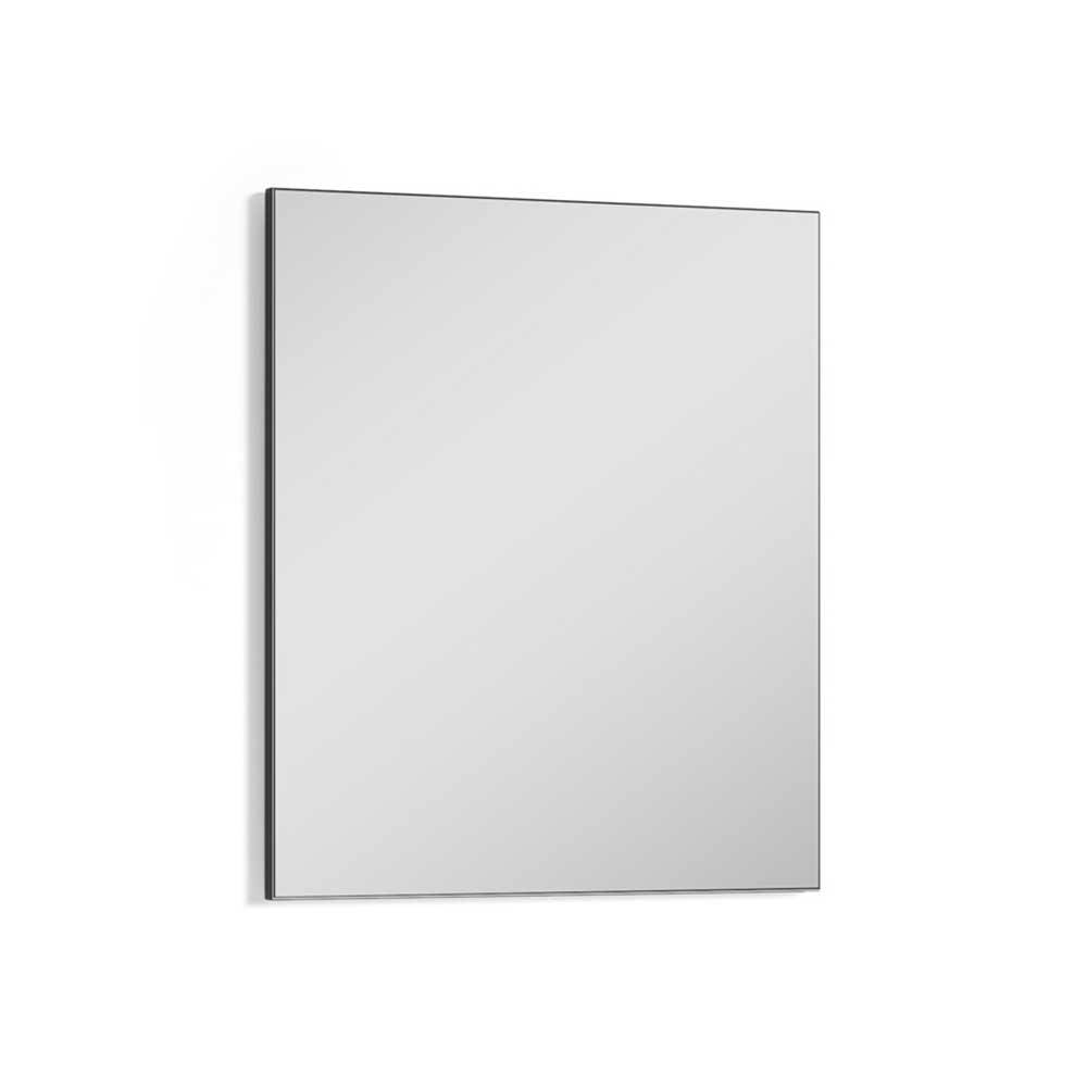 Minimalistischer Wandspiegel in Anthrazit - Vlatu