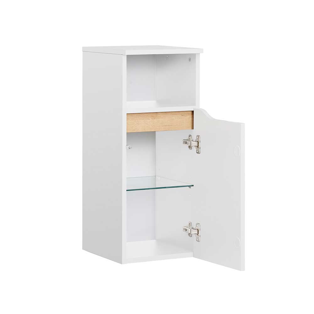 Bad-Unterschrank mit Fach und Tür - Zenata