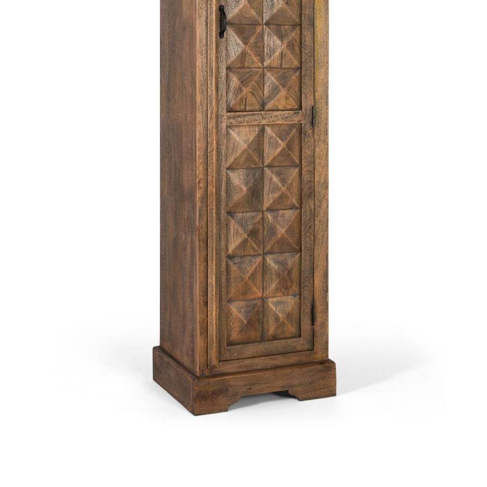 Hoher Barschrank aus Mangoholz - Montesa