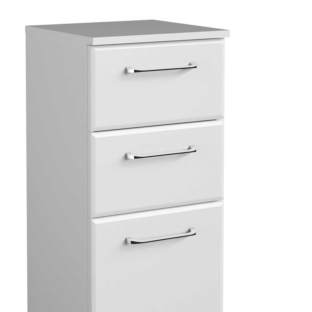 Hänge-Badezimmer-Unterschrank in Weiß - Estateas