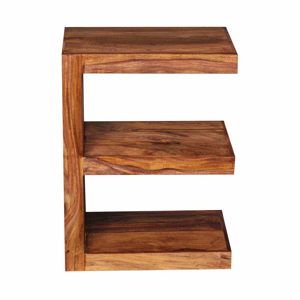 Massivholz Beistelltisch Hoslo im E-Design