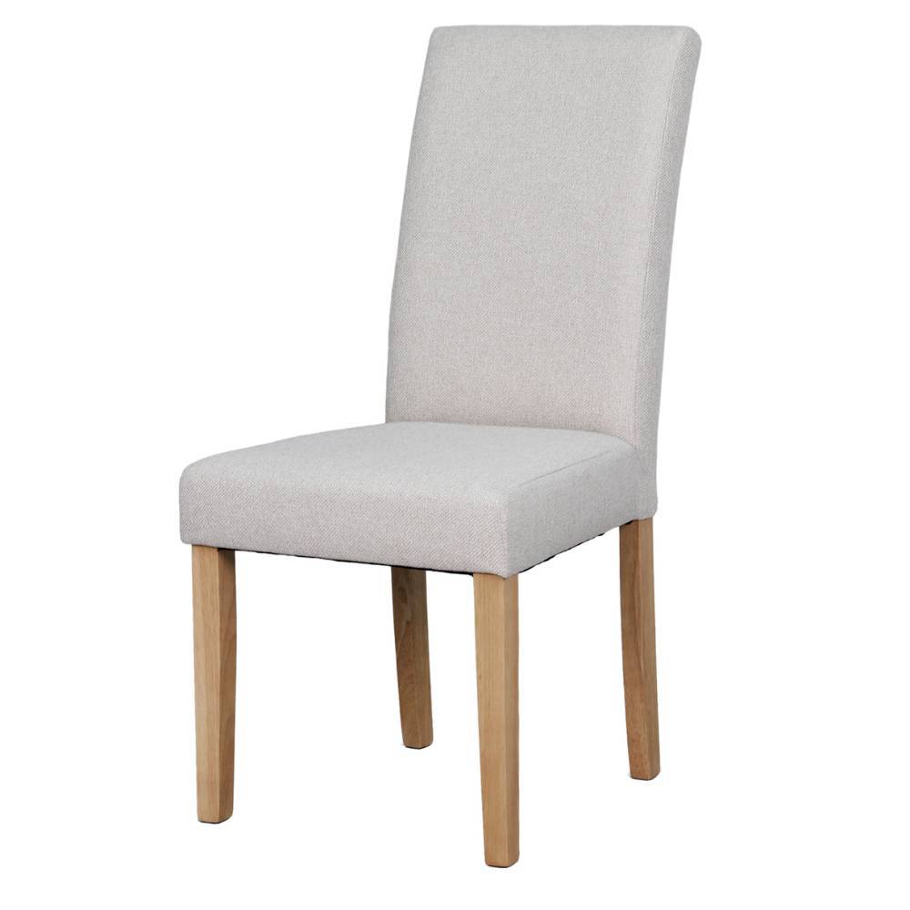 Esszimmerstuhl in Taupe Stoff - Adiama (2er Set)