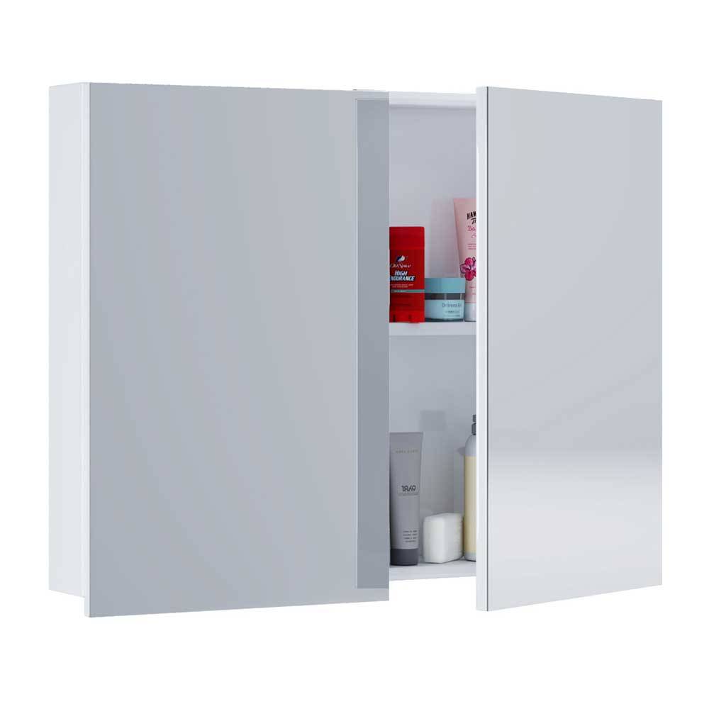 Weißer Spiegelschrank fürs Badezimmer - modern - Ipsum