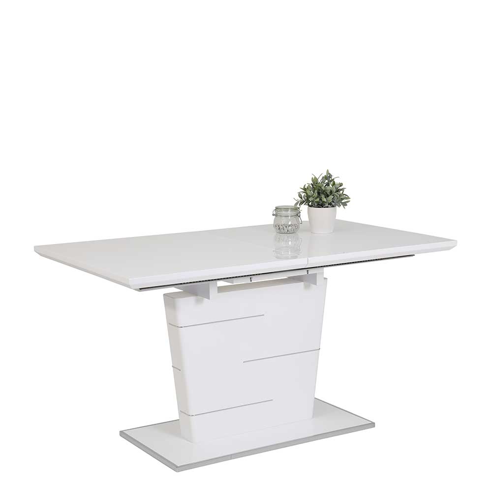 Esszimmer Tisch in Weiß hochglänzend - Uminia