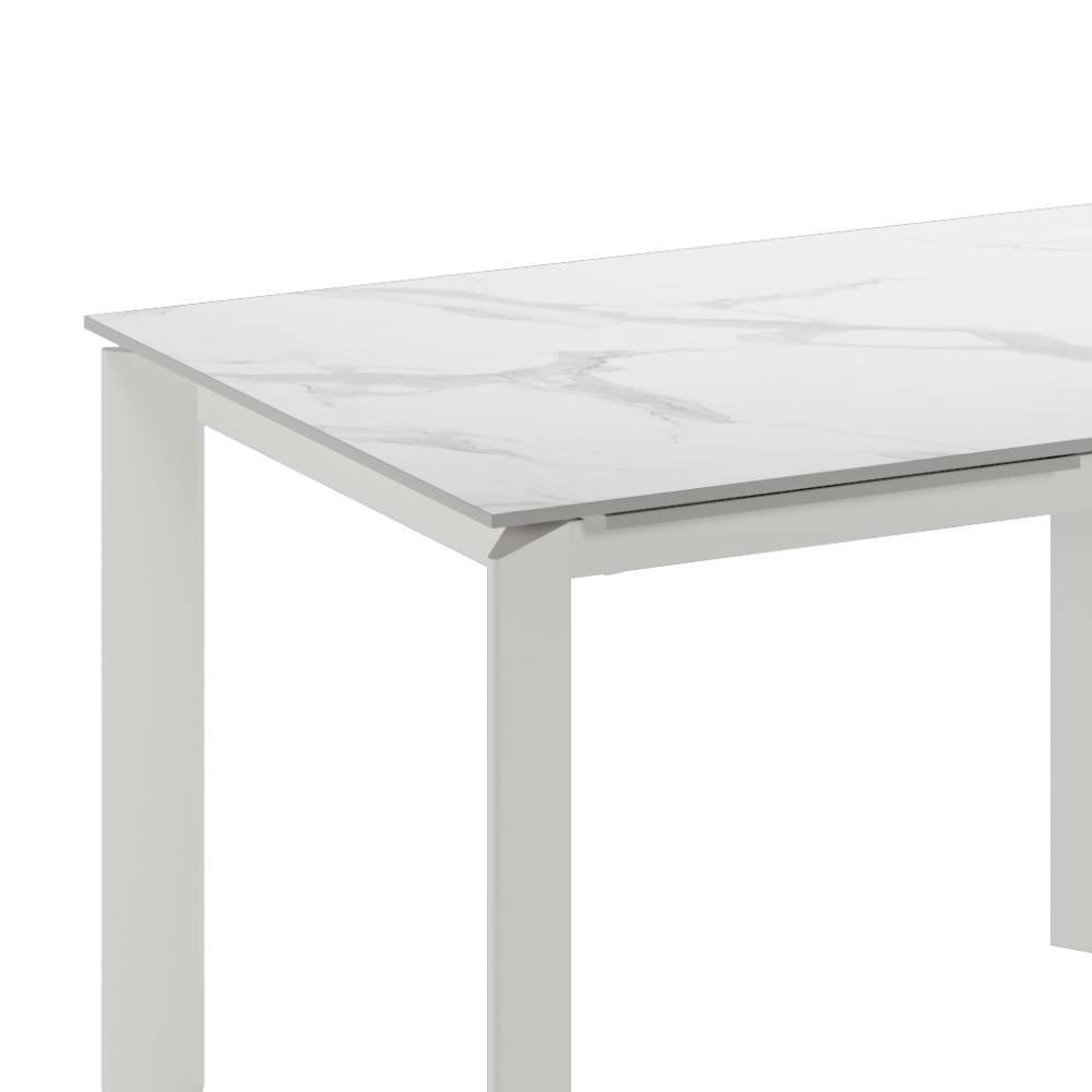 Ausziehtisch in Marmoroptik Keramikplatte - Labrassa