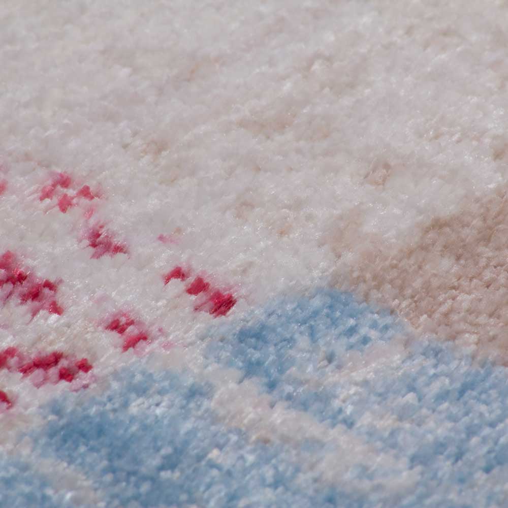 Teppich mit Quadratmuster mehrfarbig - Carmian
