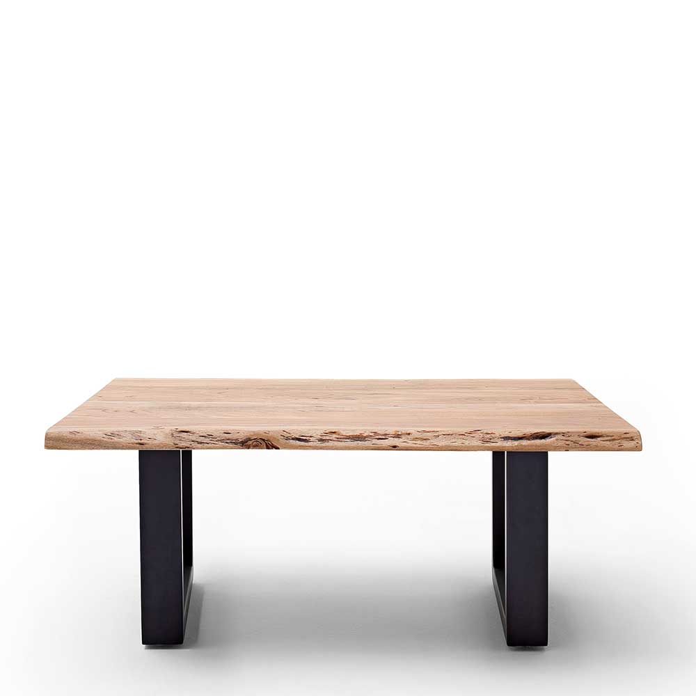 Couchtisch mit Naturkanten Holzplatte - Iliam