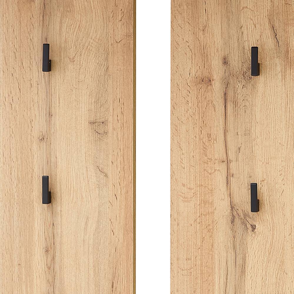120cm breite Garderobe in Altholz Optik - Lavine