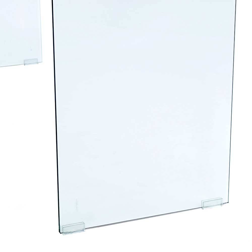 Designer Konsolentisch mit Glas Wangen - Ravona
