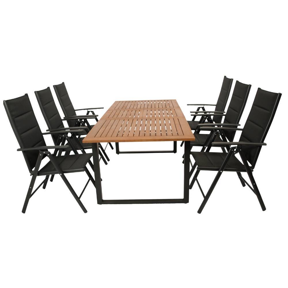 Outdoor-Essgruppe modern - Jillma (siebenteilig)
