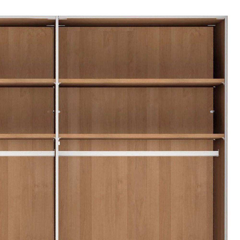 8-türiger Kleiderschrank mit sechs Glastüren - Hung