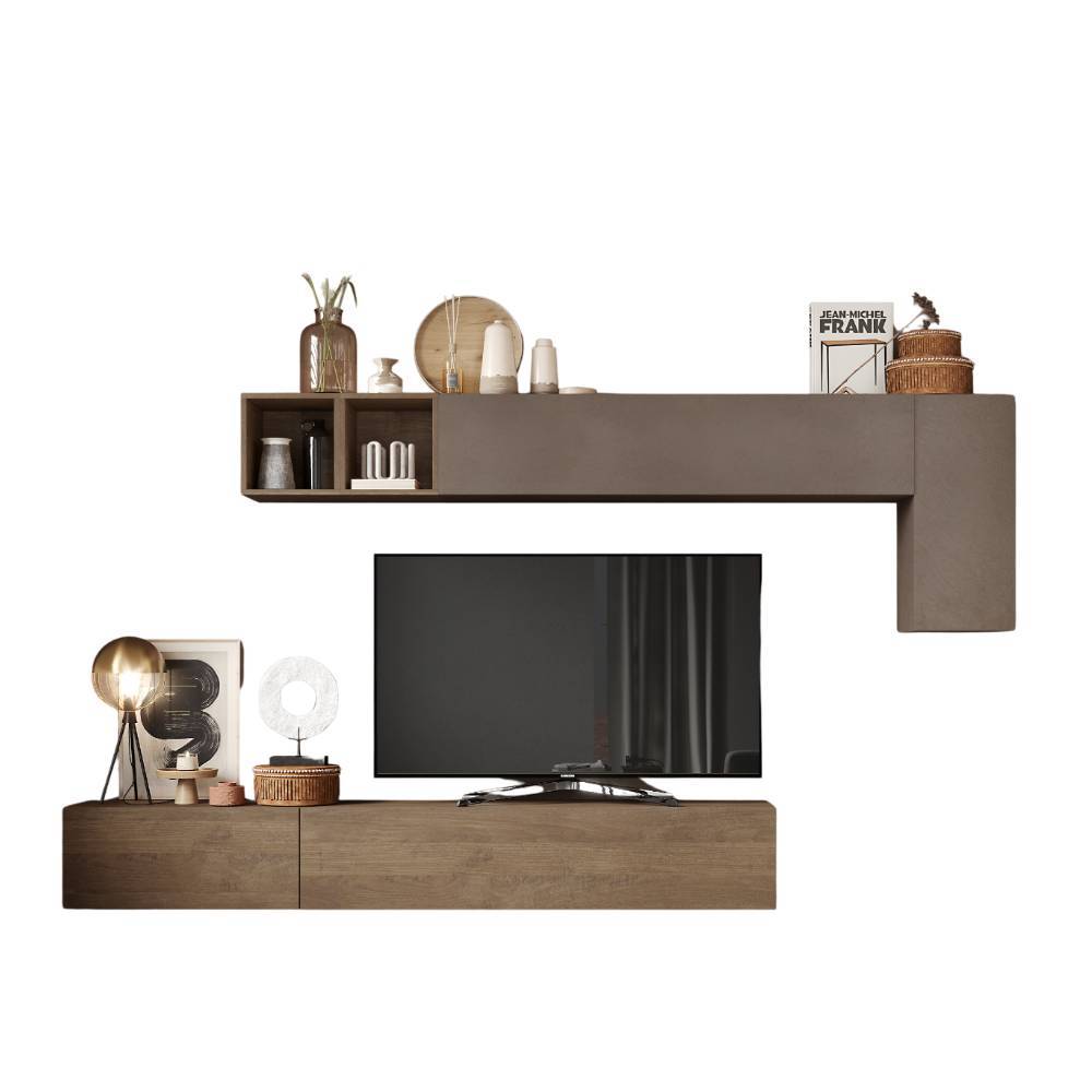 Wohnzimmer-Anbauwand-Möbel Set - Croco (sechsteilig)