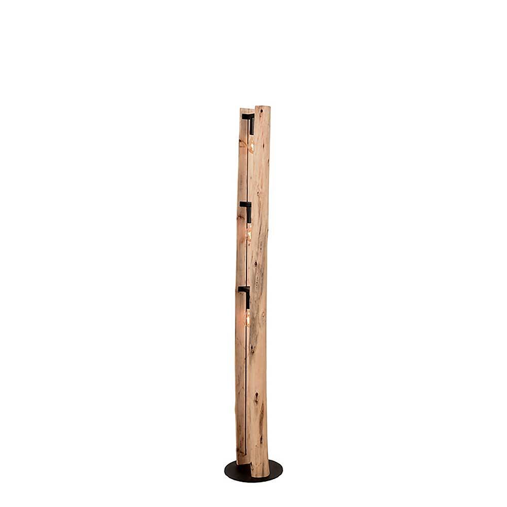 Stehleuchte aus Mangobaum Massivholz - Tanky