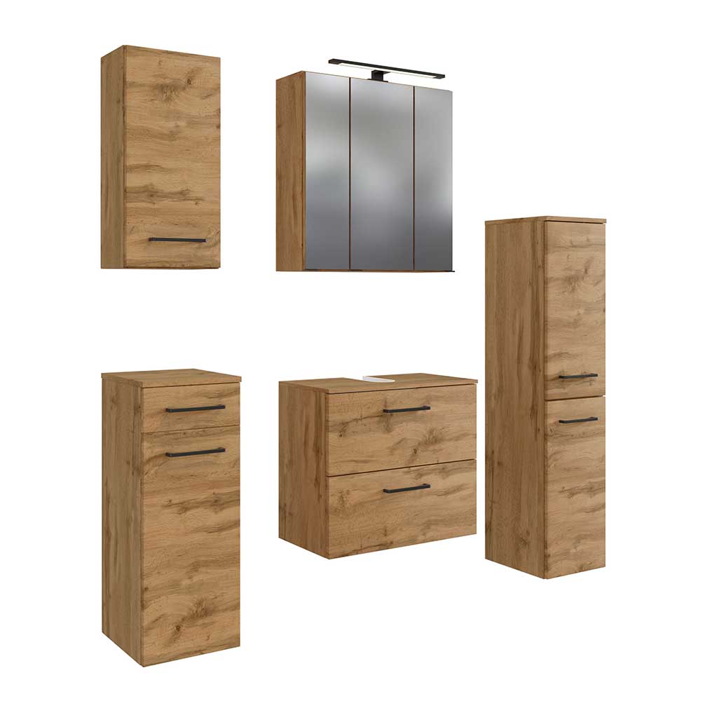 Badeinrichtung 120 cm breit - Arazony (fünfteilig)