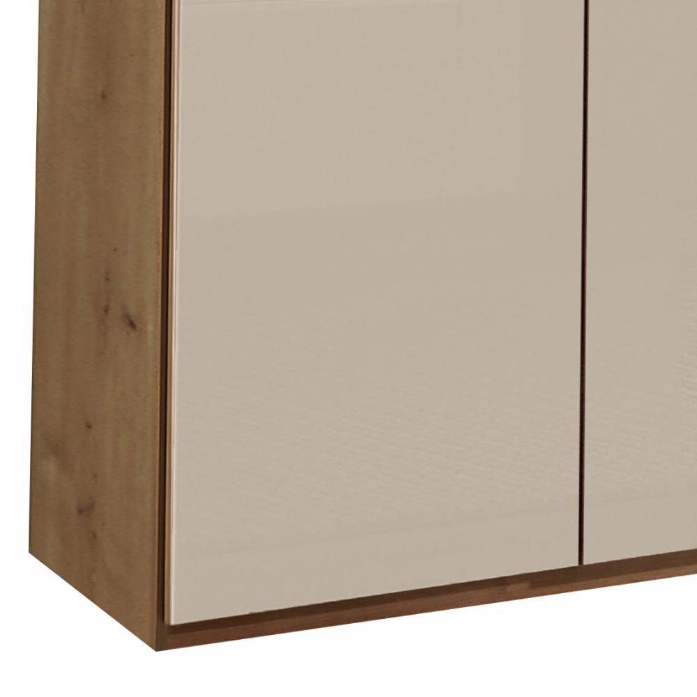 8-türiger Kleiderschrank in Champagner - Nikoba