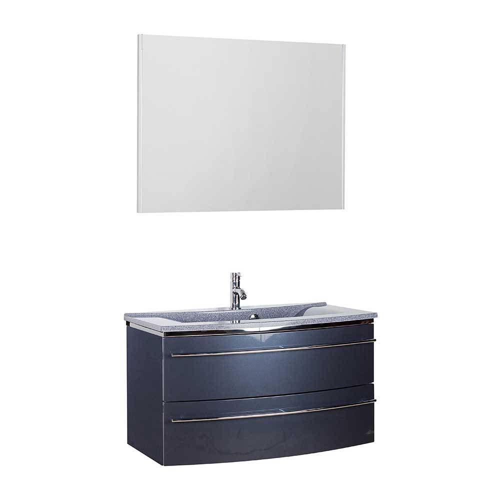 Set Waschplatz mit beleuchtetem Spiegel - Menu (zweiteilig)