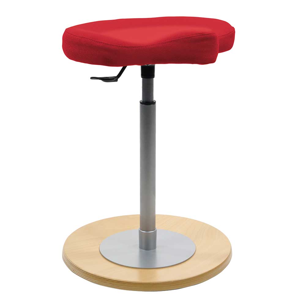 Roter Pendelhocker für aktives Sitzen - Romancina