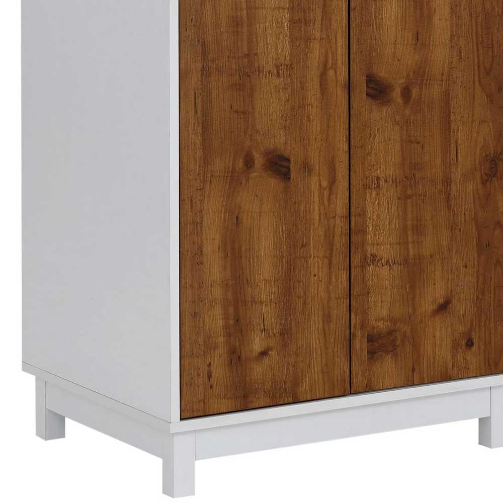 62x180x50 Landhaus Dielenschrank 2-türig - Zeymon