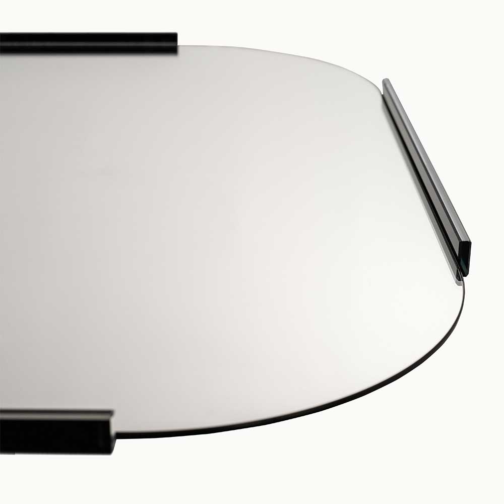 61x61 Quadrat Spiegel mit abgerundeten Ecken - Rodyris