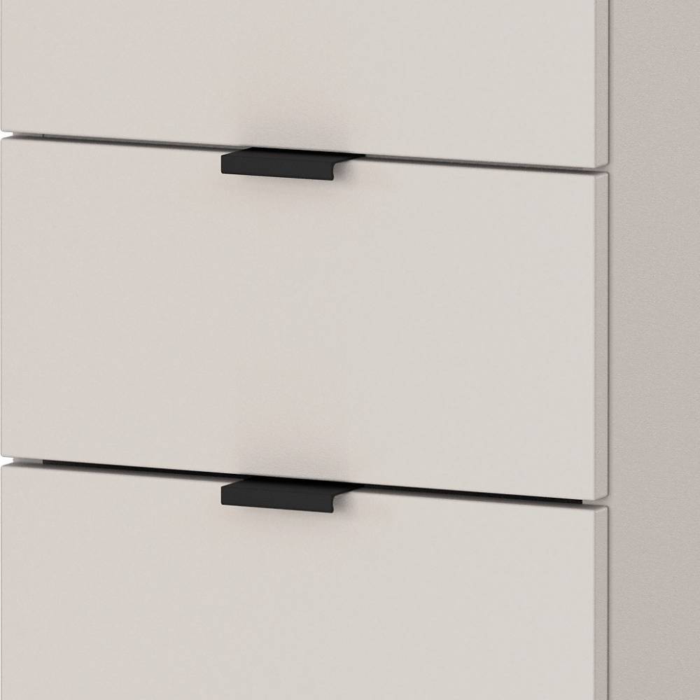 Badezimmer Midischrank in Hellgrau - Konzit