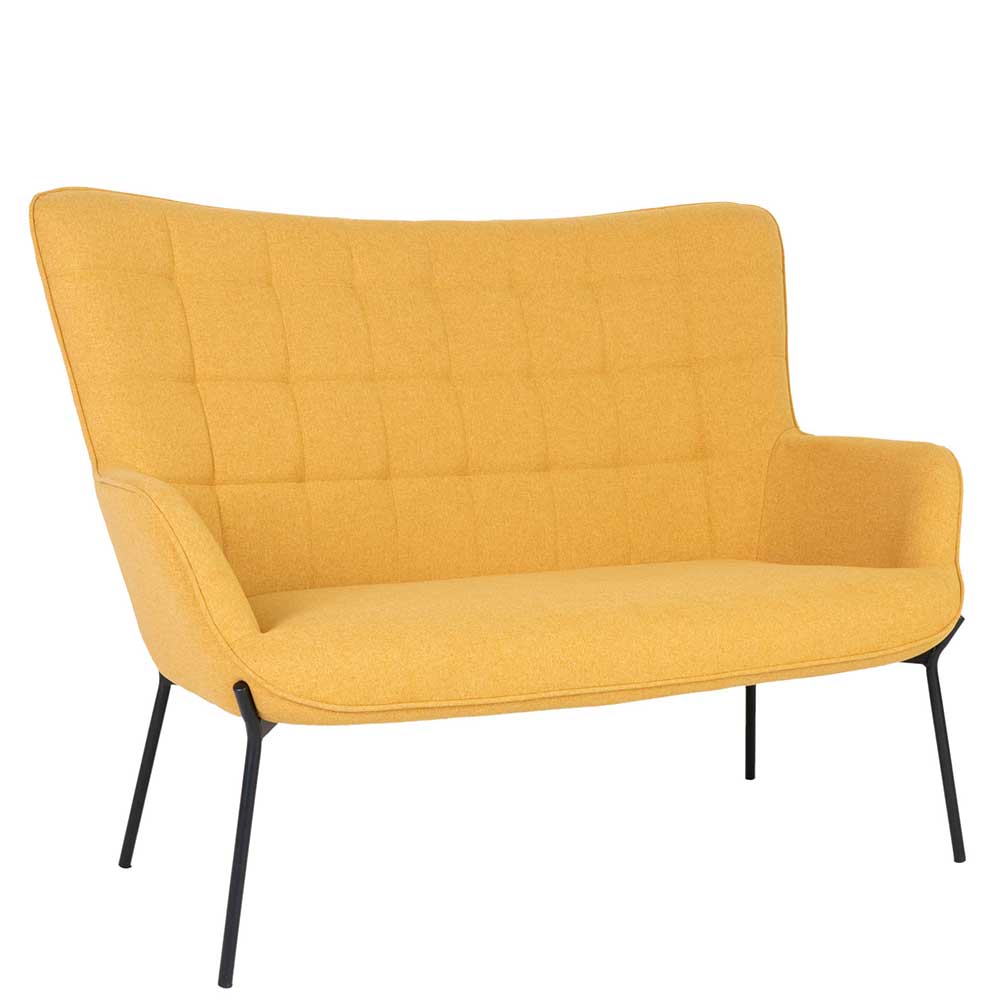 Esszimmer Sofa in Gelb Webstoff - Geraldine