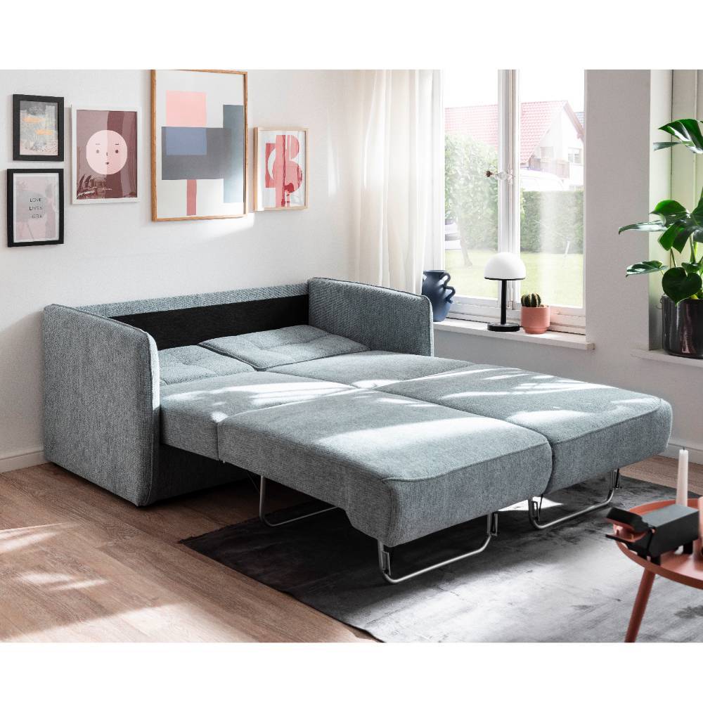 Ausziehcouch in Mintgrün Chenille - Nice