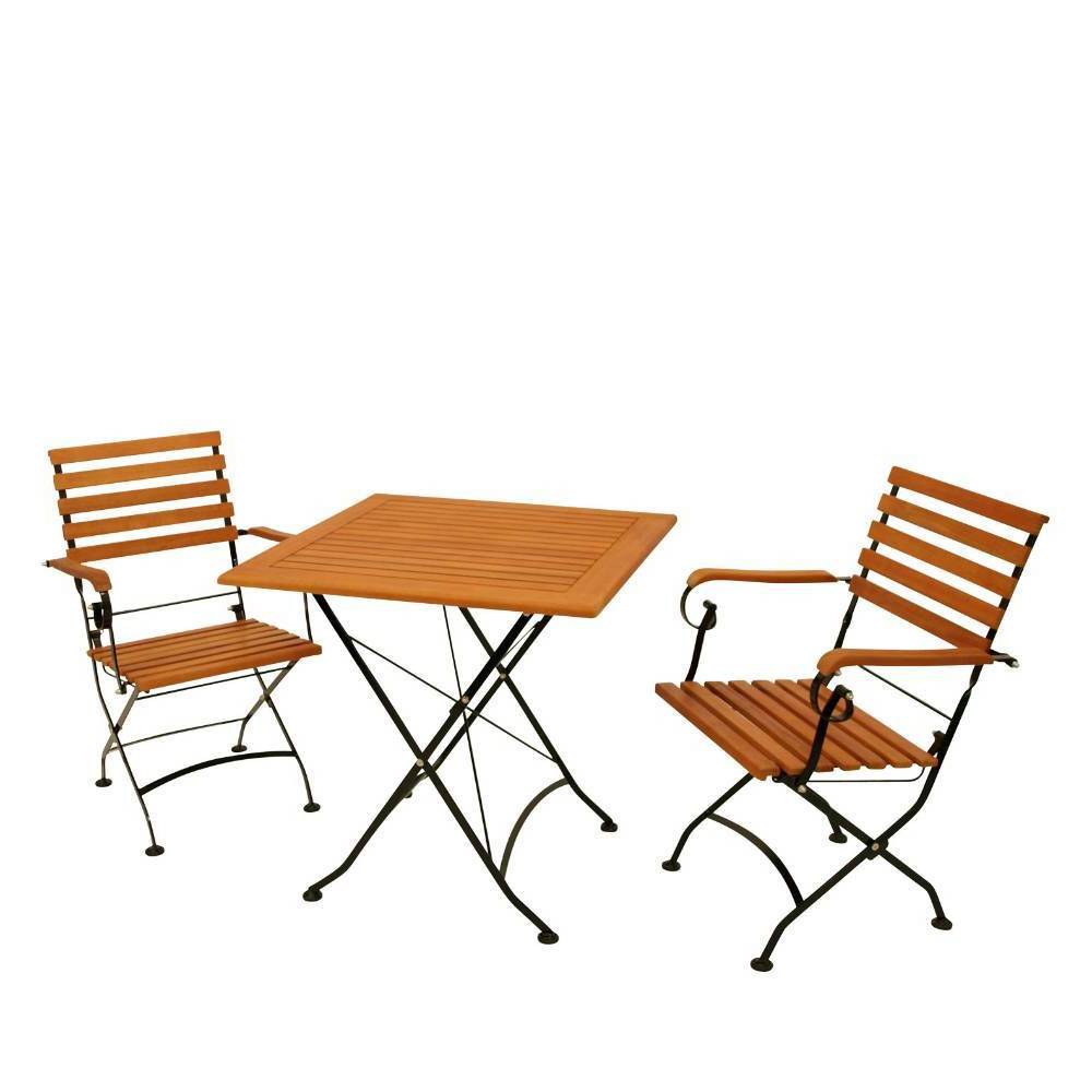Balkon-Biergarten-Gruppe für Zwei - Philadela (dreiteilig)