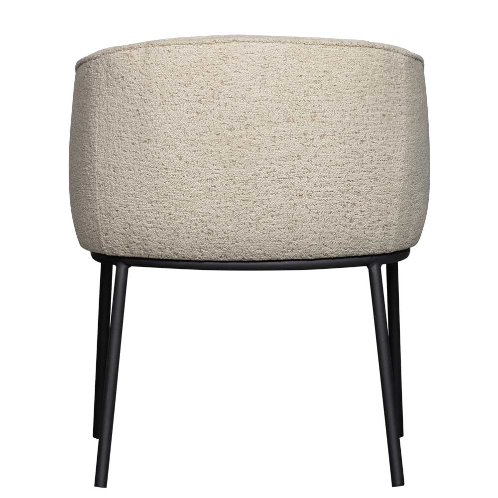 Esstisch Sessel in Beigegrau Boucle - Ayfina