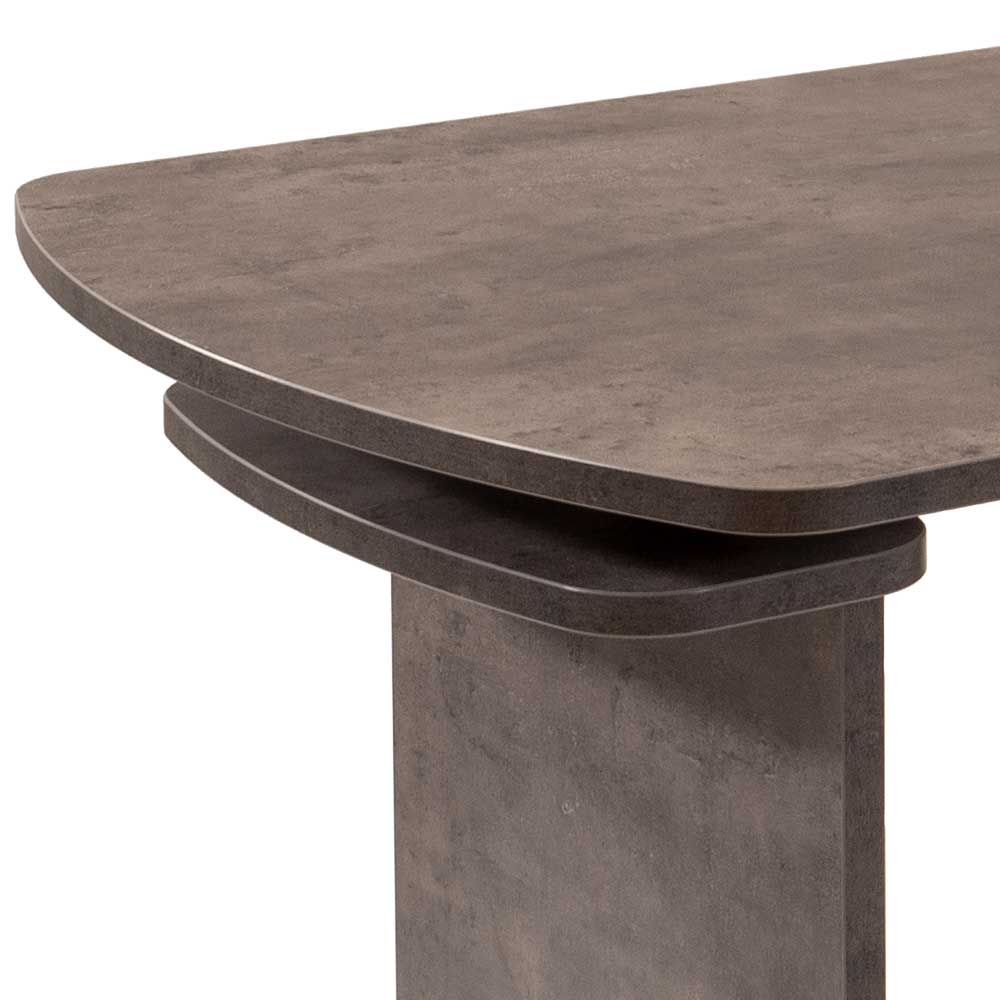 120x70 Tisch in Betonoptik höhenverstellbar - Two