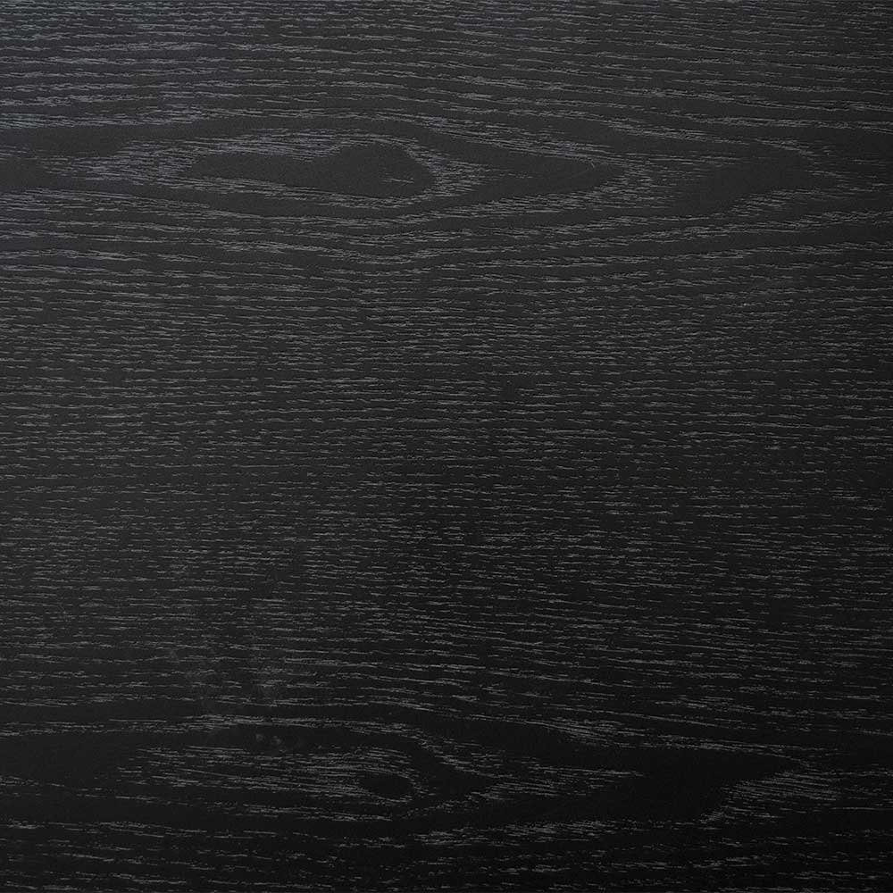 180x43x50 Ovaler Couchtisch in Schwarz mit Furnier - Paper