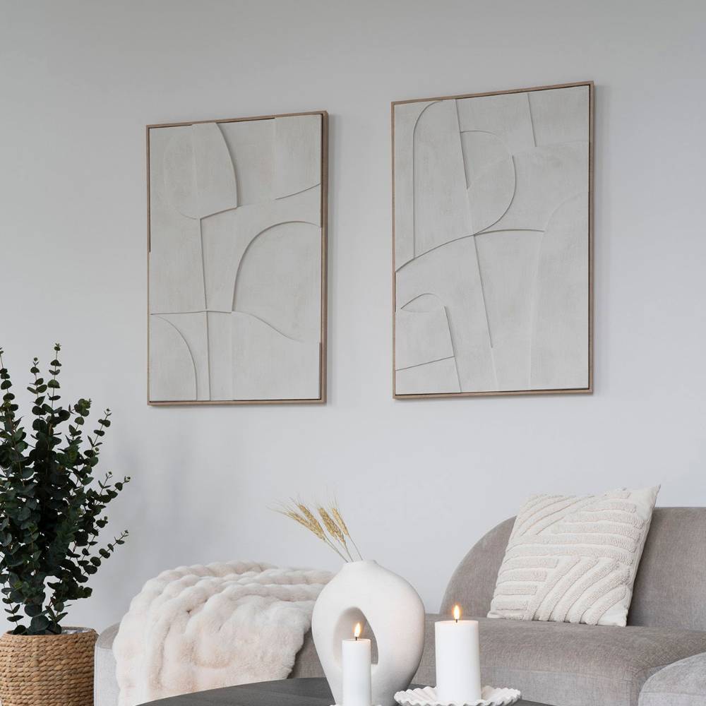 Wandbild mit abstraktem Relief - Clause
