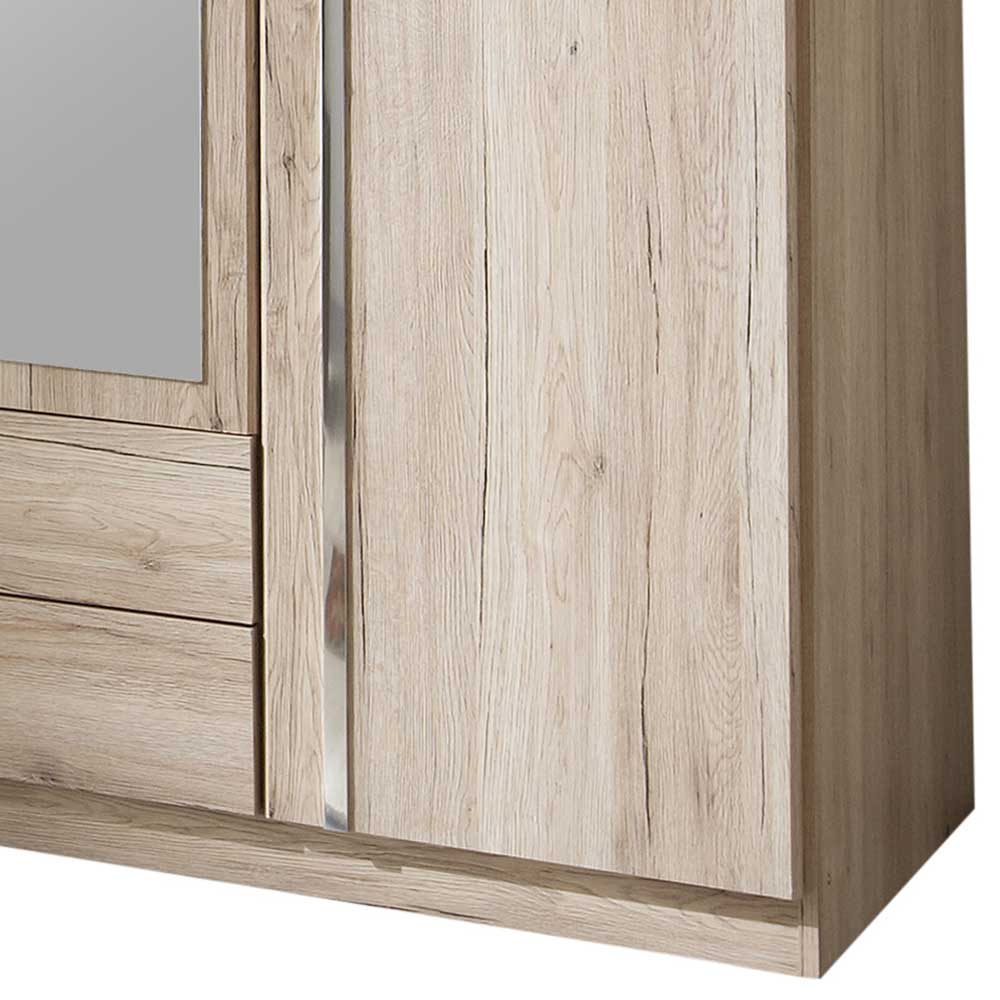 Kleiderschrank mit zwei Schubladen & vier Türen - Lagunara